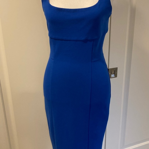 Diane Von Furstenberg Bridget Ponte Dress Blue DVF - Picture 8 of 9